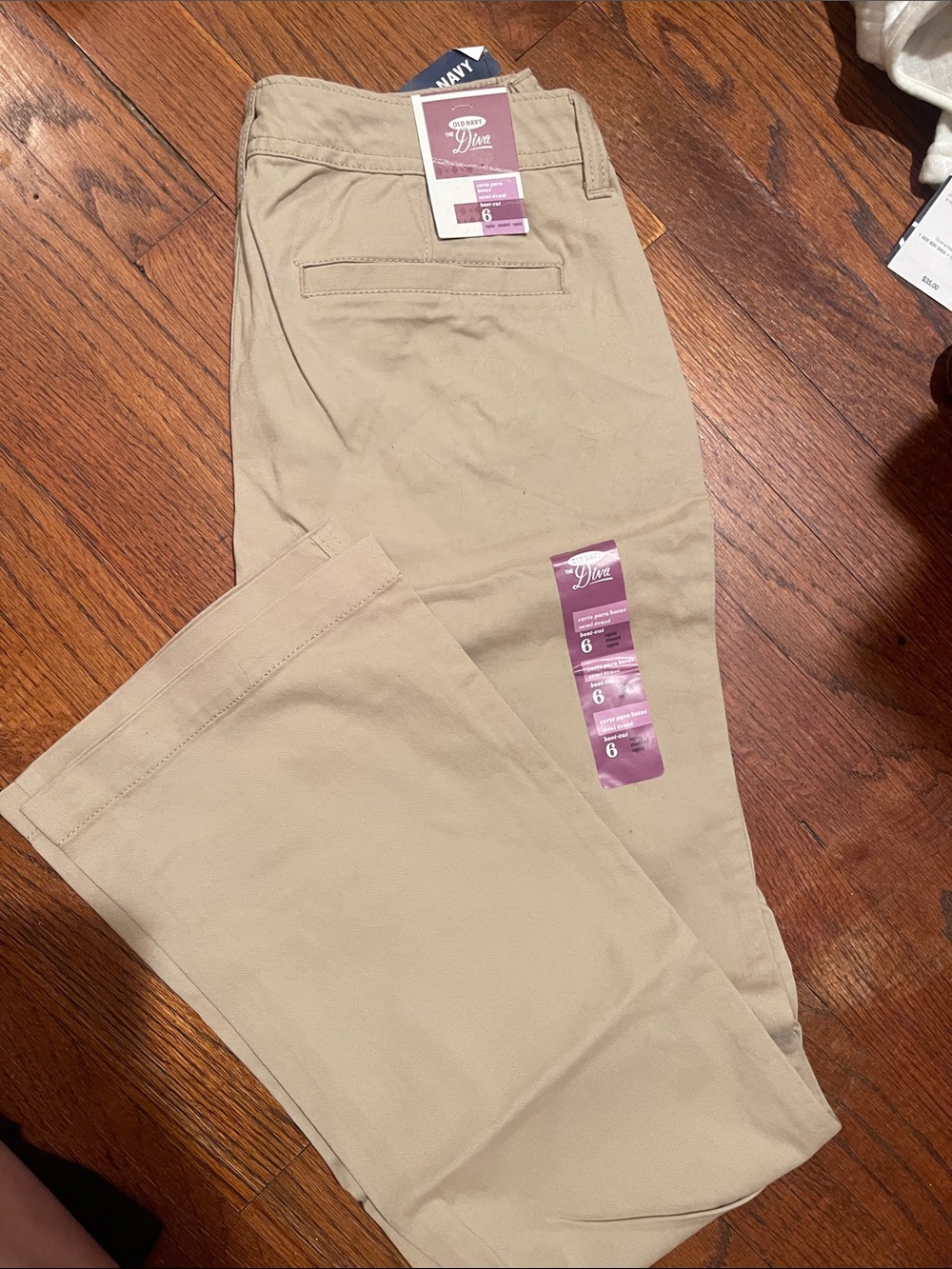 Khaki Women’s old navy the diva bootcut khakis
